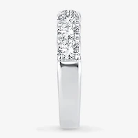 (H-I / Si1-Si2) Womens 3MM 2 CT. T.W. Lab Grown White Diamond 14K Gold Wedding Band