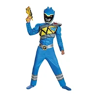 Boys Dino Charge Blue Muscle Power Rangers Costume