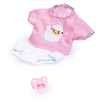Bayer Design New Born Baby Doll 3-pc. Toy Playset