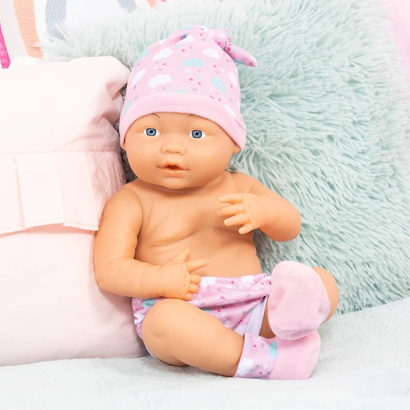 Bayer Design New Born Baby Doll 3-pc. Toy Playset