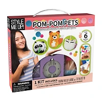 Style Me Up Pom Pom Pets - Kids Yarn Crafting Kit Craft Kit