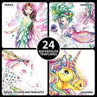 Style Me Up Watercolor Painting Kit 15-pc. Painting Kit