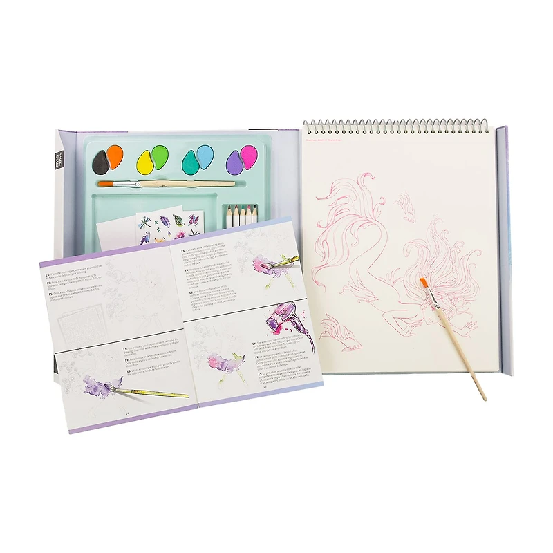Style Me Up Watercolor Painting Kit 15-pc. Painting Kit