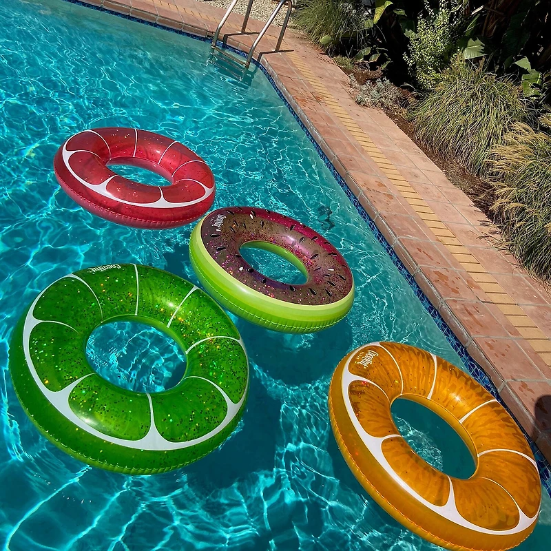 Coconut Float Juicy Watermelon Glitter Water Accessory Pool Float