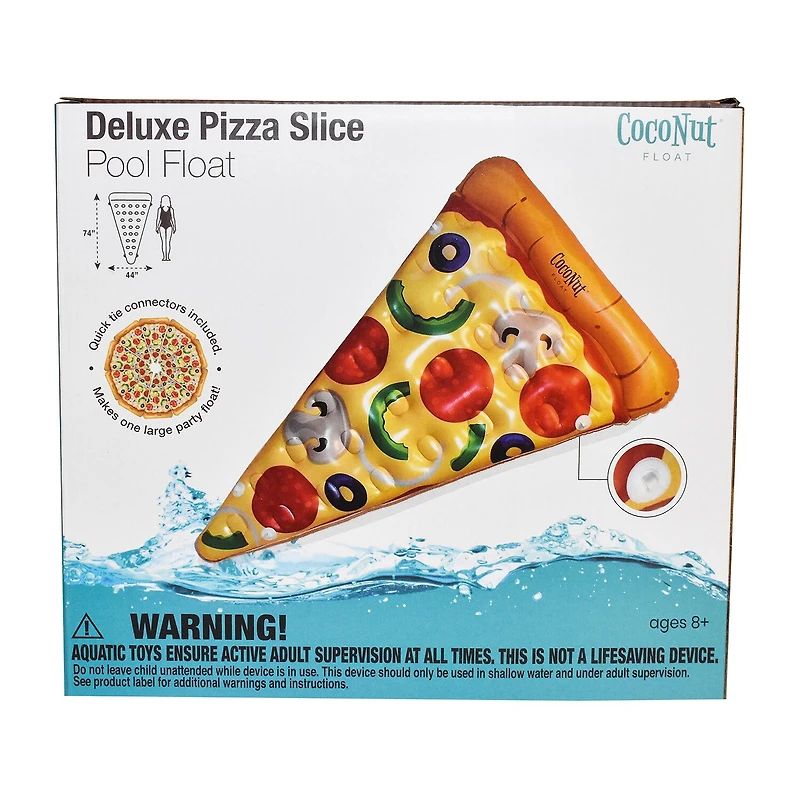 Coconut Float Pizza Slice Inflatable Pool
