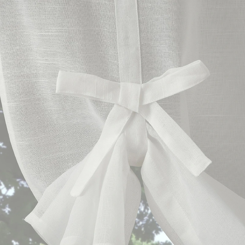 Archaeo Akari Sheer Rod Pocket Single Tie-Up Shade