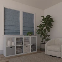 Sun Zero Somerton Energy Saving Cordless Blackout Roman Shade
