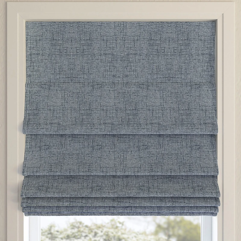 Sun Zero Somerton Energy Saving Cordless Blackout Roman Shade