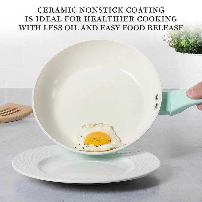 Martha Stewart Ceramic Non-Stick 19-pc. Cookware Set