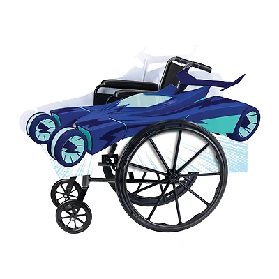 Little & Big Kid Unisex Pj Masks Cat Car Adaptive Wheelchair Cover PJ Masks Costume