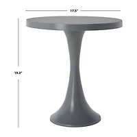 Galium Aluminum Side Table