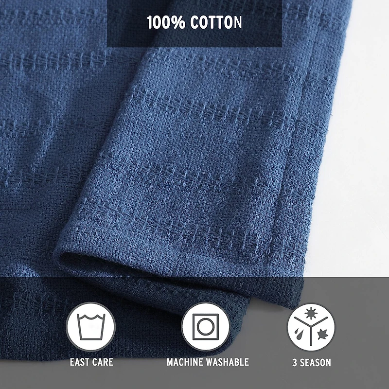 Eddie Bauer Variegated Stripe Lightweight Striped Blanket