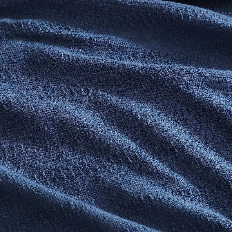Eddie Bauer Veriegated Weave Cotton Blanket
