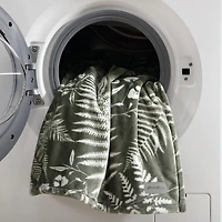 Eddie Bauer Fern Garden Plush fleece Blanket
