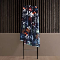 Eddie Bauer Stamps Plush fleece Blanket