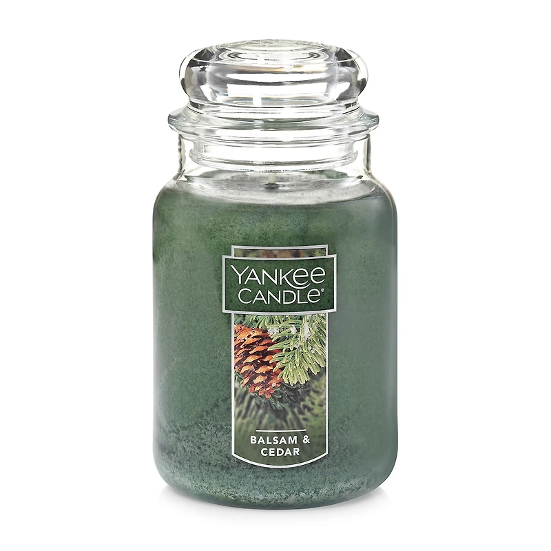 Yankee Candle Balsam & Cedar Original Large Single Wick Scented Jar Candle