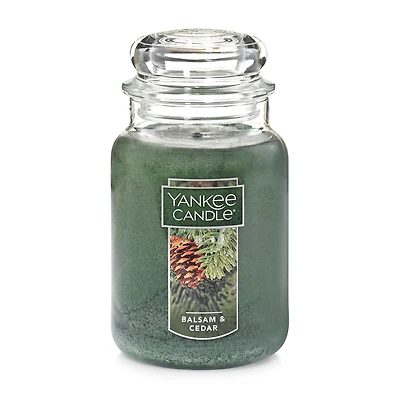 Yankee Candle Balsam & Cedar Original Large Single Wick Scented Jar Candle