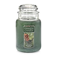 Yankee Candle Balsam & Cedar Original Large Single Wick Scented Jar Candle