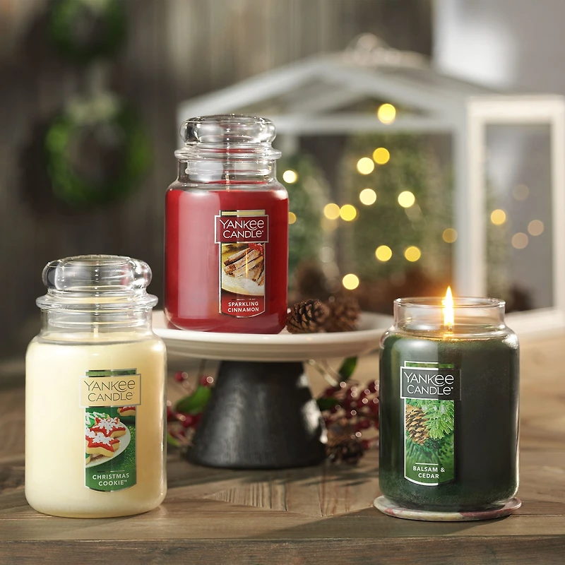 Yankee Candle Balsam & Cedar Original Large Single Wick Scented Jar Candle