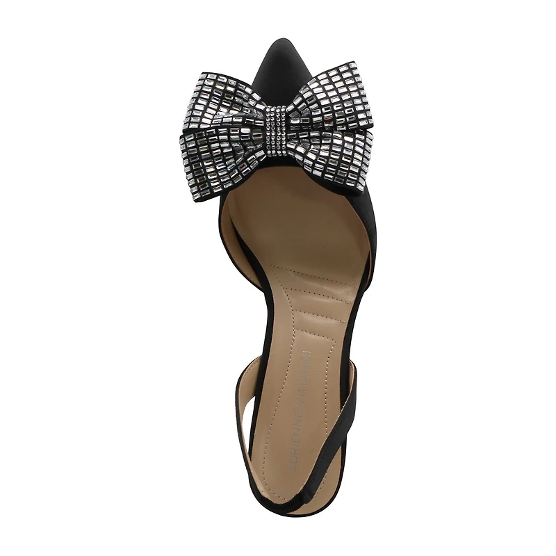 Adrienne Vittadini Soroya Womens Pointed Closed Toe Kitten Heel Pumps