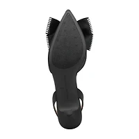 Adrienne Vittadini Soroya Womens Pointed Closed Toe Kitten Heel Pumps