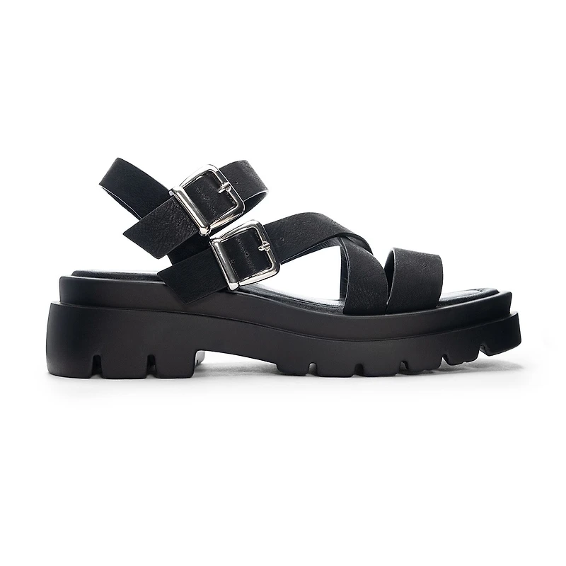 Dirty Laundry Khan Womens Footbed Sandals