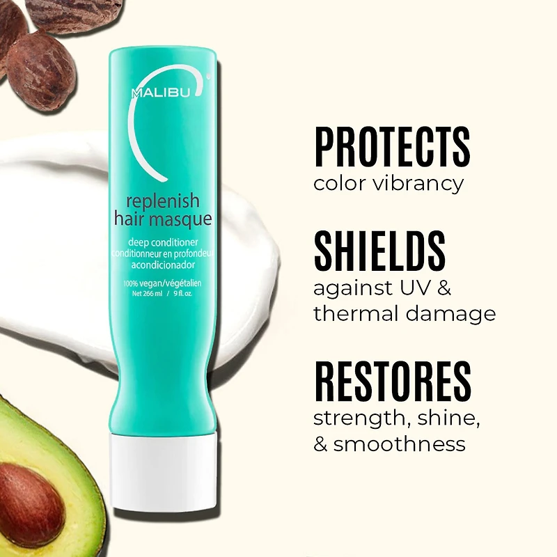 Malibu C Replenish Hair Mask 9 oz.