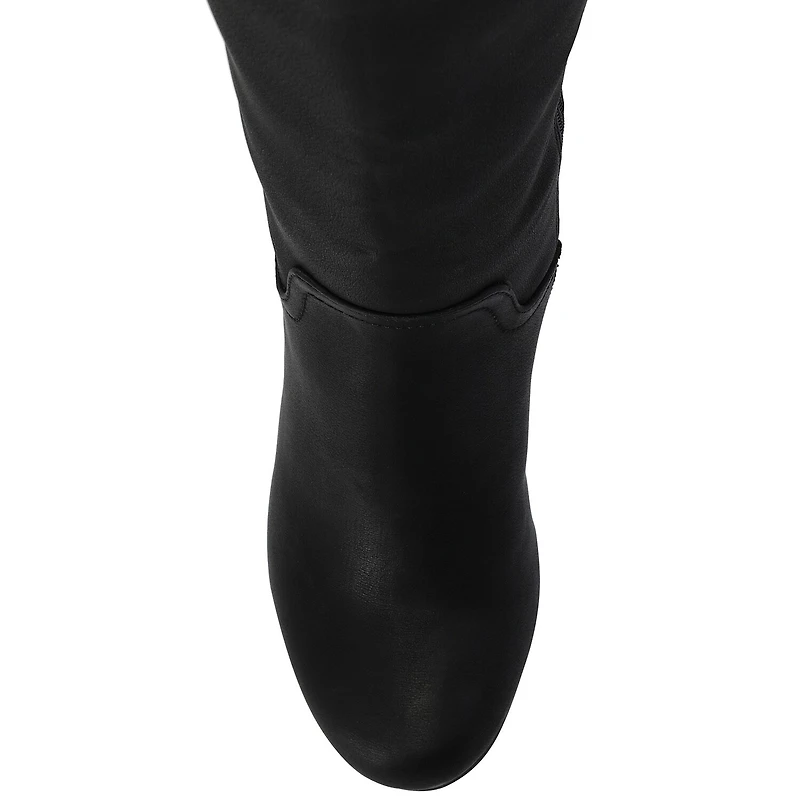 Journee Collection Womens Langly Wedge Heel Dress Boots