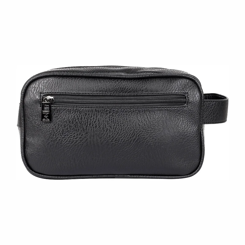 Karla Hanson Mens Travel Double Zipper Toiletry Bag Attache