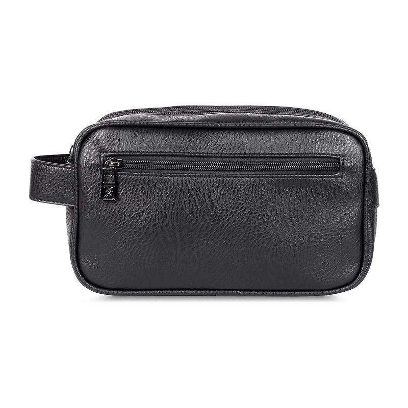 Karla Hanson Mens Travel Double Zipper Toiletry Bag Attache