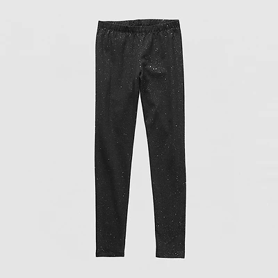 Thereabouts Sparkle Little & Big Kid Girls Knit Full Length Leggings