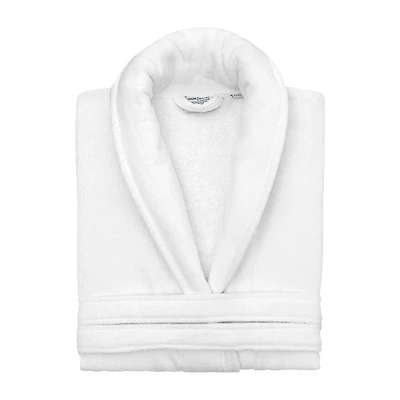 Linum Home Textiles Anovia Bathrobe Unisex Adult Velour Long Sleeve Length Robe