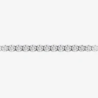 (F / Si2) Womens 13 Ct. T.W. Lab Grown White Diamond 14K Gold 8 Inch Tennis Bracelet