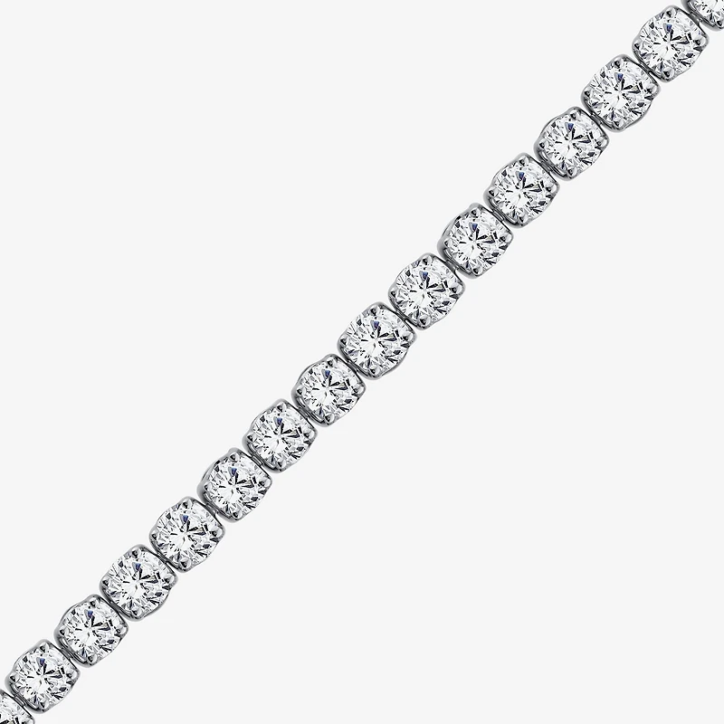 (F / Si2) Womens 9 Ct.T.W. Lab Grown White Diamond 14K Gold 8 Inch Tennis Bracelet