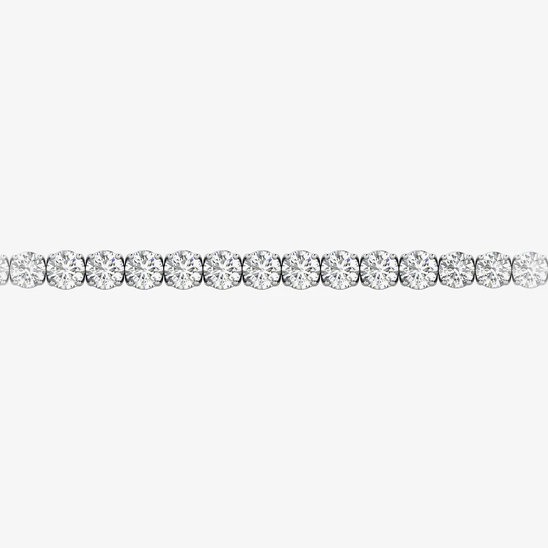 F / Si2) Womens / Ct. T.W. Lab Grown White Diamond 10K Gold / Inch Tennis Bracelet