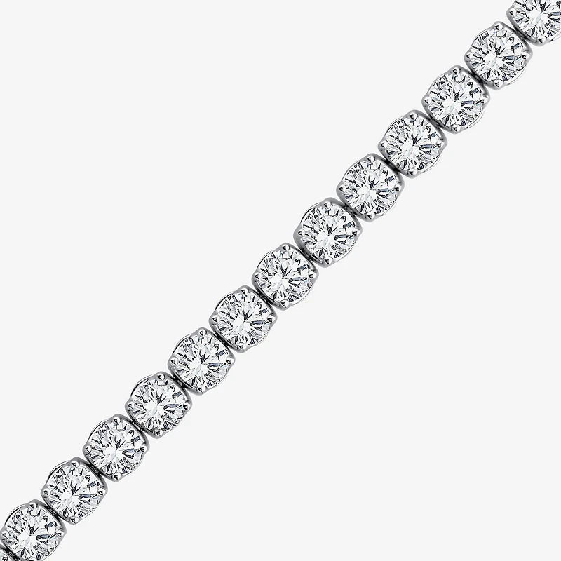 F / Si2) Womens 1/ Ct. T.W. Lab Grown White Diamond 14K Gold Round Inch Tennis Bracelet
