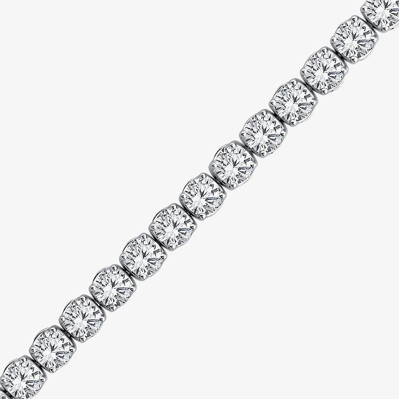 F / Si2) Womens / Ct. T.W. Lab Grown White Diamond 10K Gold / Inch Tennis Bracelet