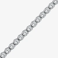 F / Si2) Womens / Ct. T.W. Lab Grown White Diamond 10K Gold / Inch Tennis Bracelet