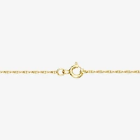 Yes, Please! Womens Lab Created White Sapphire 14K Gold Over Silver 18 Inch Pendant Necklace
