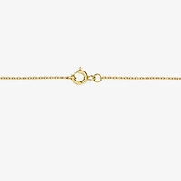 Yes, Please! (G/Si1-Si2) Womens 1/4 CT. T.W. Lab Grown White Diamond 14K Gold Over Silver Cross Pendant