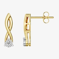 Yes, Please!, (G,I2) Womens 1/10 CT. T.W. Lab Grown White Diamond 14K Gold Over Silver 2-pc. Jewelry Set