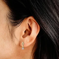 Yes, Please!, (G,I2) Womens 1/10 CT. T.W. Lab Grown White Diamond 14K Gold Over Silver 2-pc. Jewelry Set
