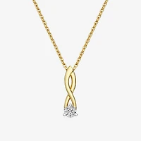 Yes, Please!, (G,I2) Womens 1/10 CT. T.W. Lab Grown White Diamond 14K Gold Over Silver 2-pc. Jewelry Set
