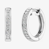 Yes, Please! (G. Si1-Si2) Womens 1/4 CT. T.W. Lab Grown White Diamond 14K Gold Over Silver Sterling Silver 2 Pair Jewelry Set