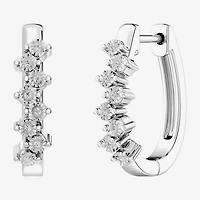 Yes, Please! (G, I2) Womens 1/10 CT. T.W. Lab Grown White Diamond Sterling Silver 2 Pair Earring Set