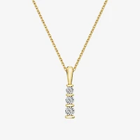 Yes, Please!, (G/I2) Womens 1/10 CT. T.W. Lab Grown White Diamond 14K Gold Over Silver 2-pc. Jewelry Set