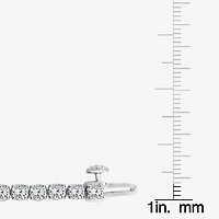 F / Si2) Womens 5 /3 Ct. T.W. Lab Grown White Diamond Sterling Silver Inch Tennis Bracelet