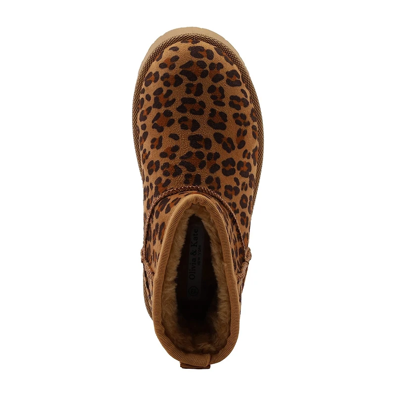 Olivia & Kate Little Big Kid Girls Flat Heel Winter Boots