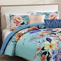Bebejan Turquoise Reverie 5-pc. Reversible Comforter Set