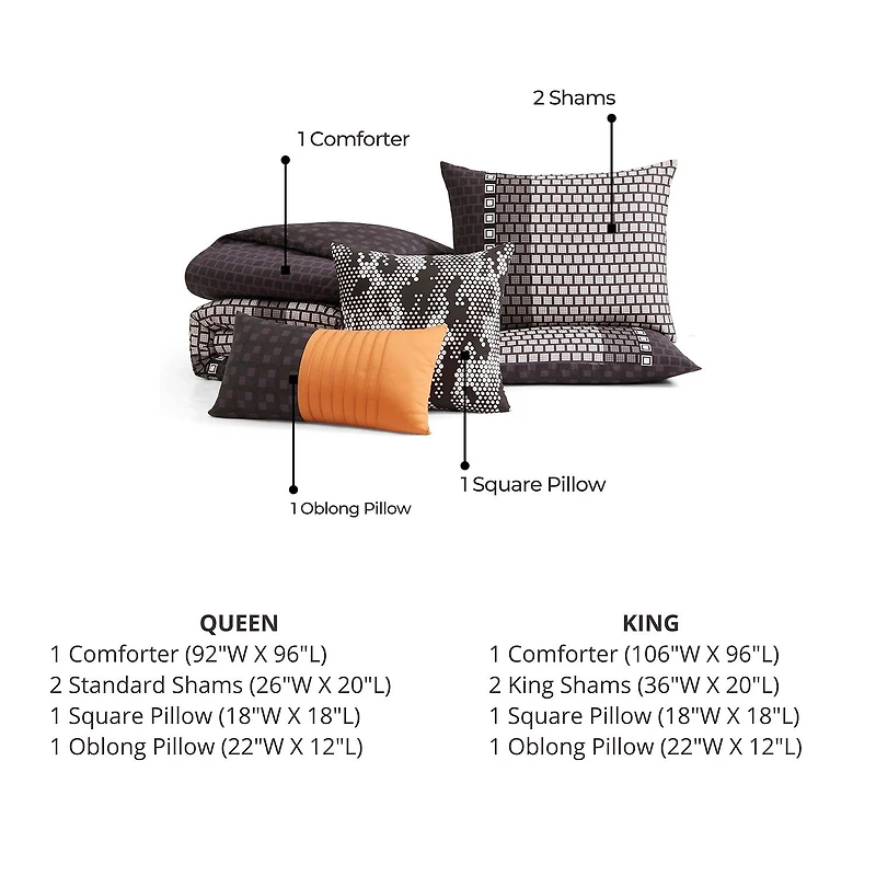Bebejan 5-pc. REVERSIBLE Comforter Set
